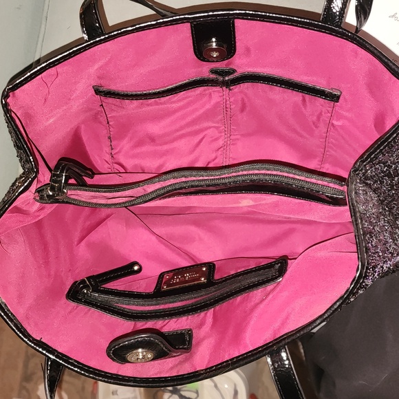 Nine West purple sequin handbag - Picture 3 of 5